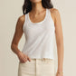 Z Supply Julian Crochet Tank- White