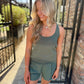 Z Supply Perch Sweater Tank- Everglade