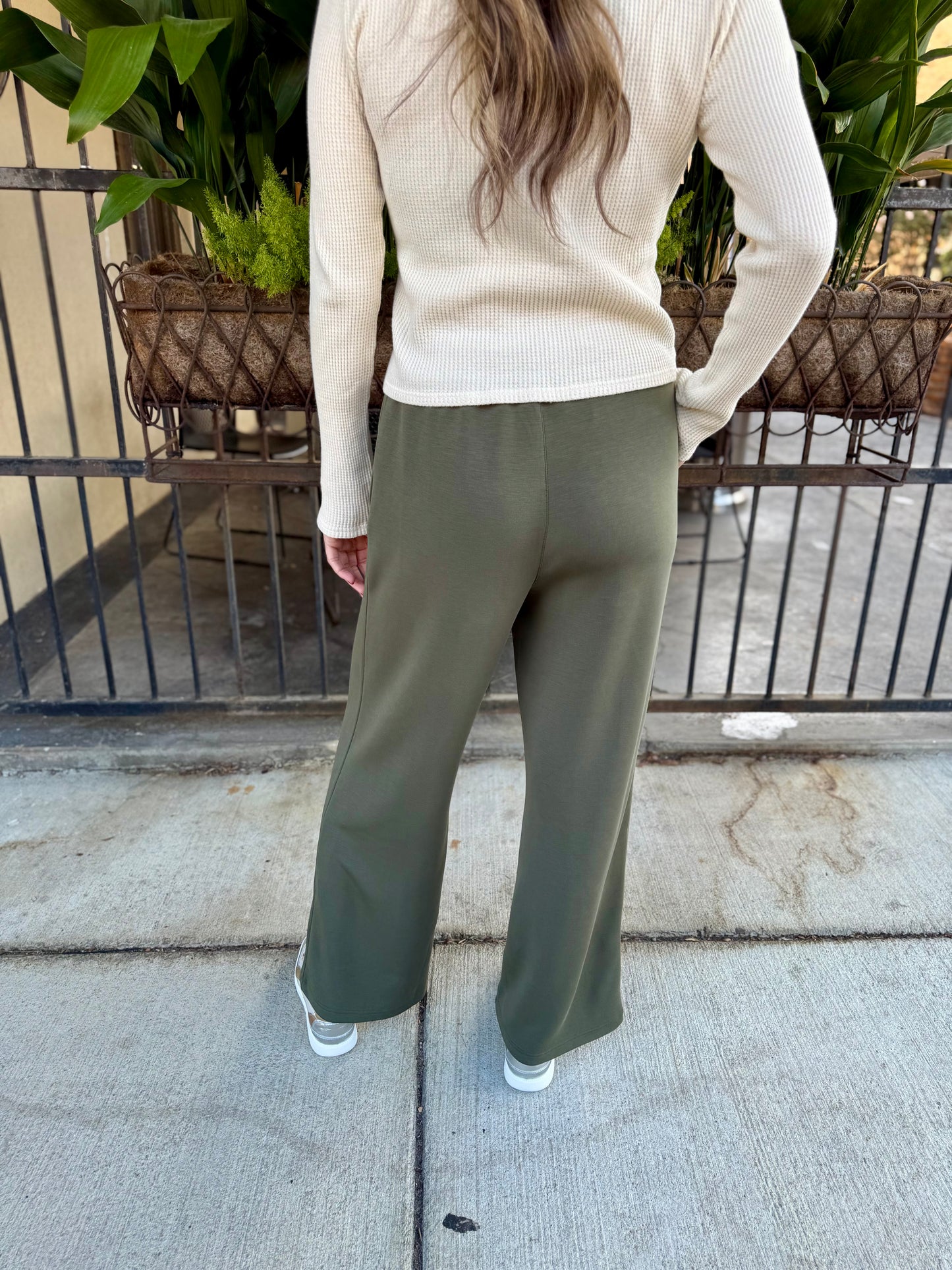 Dakota Modal Pants- Dark Olive