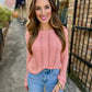 Good Vibrations Sweater- Apricot