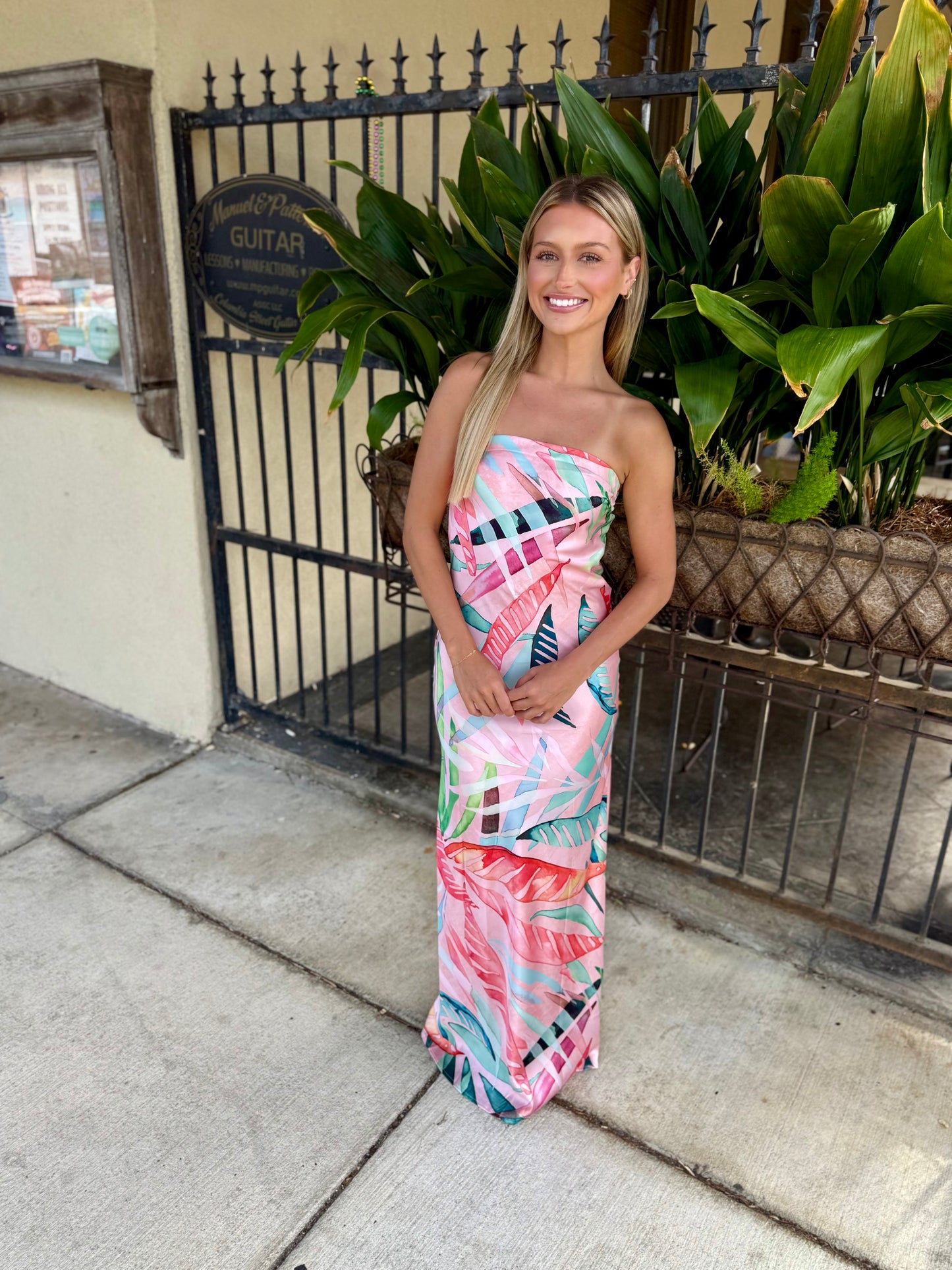 Eliana Dress- Tropical Sorbet