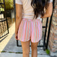 Z Supply Perfect Stripe Short- Tiger Lily