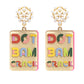 Bam Dot Crack Earrings