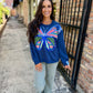 Queen Patchwork Butterfly Sweatshirt