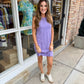 Peter Sleeveless Pocket Dress- Dusty Purple
