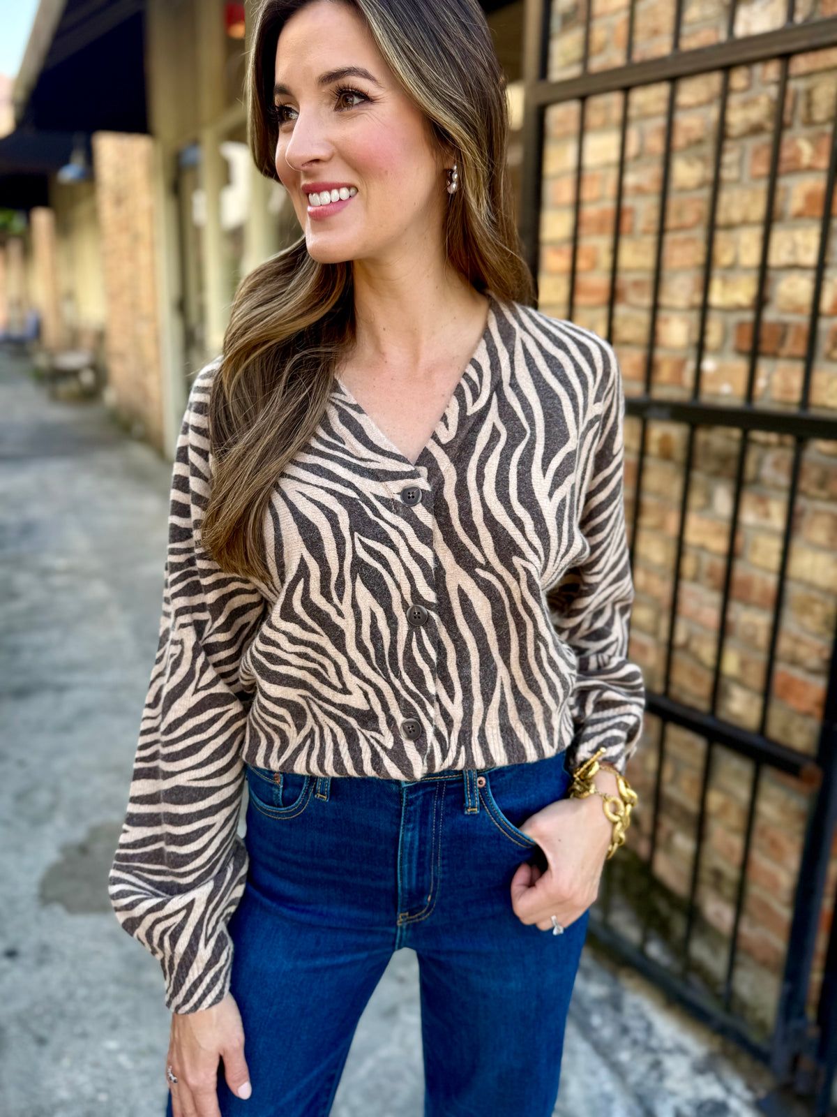 Z Supply All The Wild Cardigan- Dark Chocolate