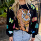 Queen Butterfly Tiger Sweatshirt