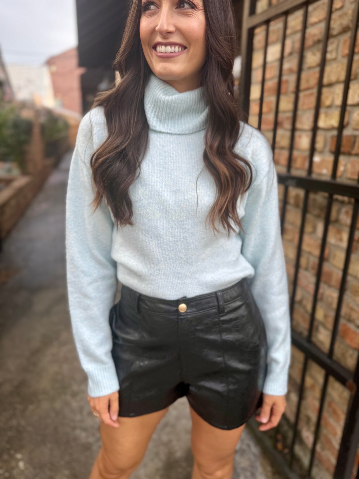 Raegann Sweater- Powder Blue