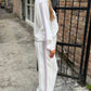 Varsity Striped Cloud Pant- Grey