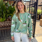 Marsh Mallard Sweater- Green