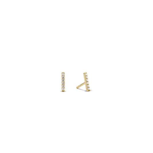 Micro Pave Bar Earrings