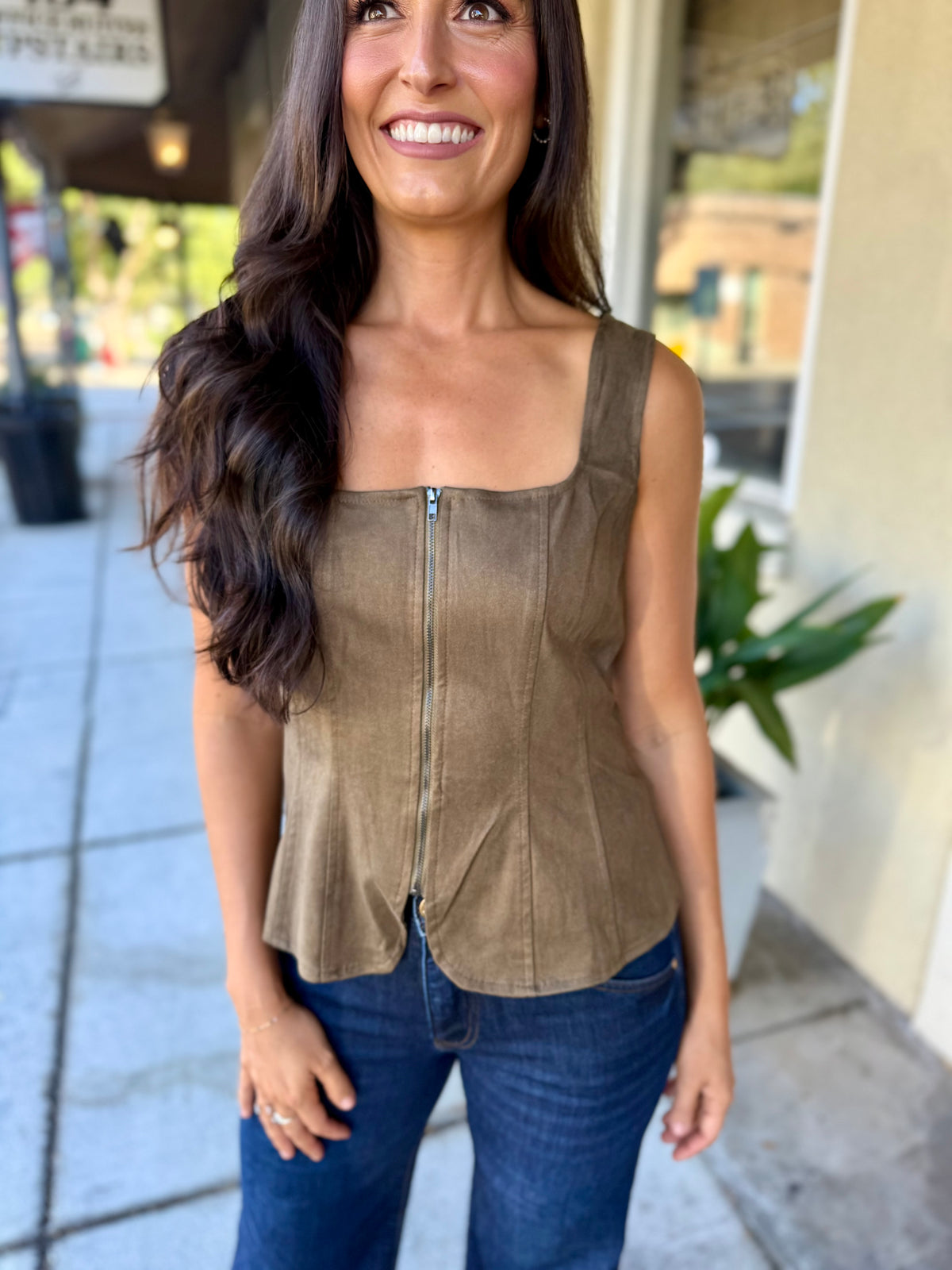 Urban Fall Top- Olive