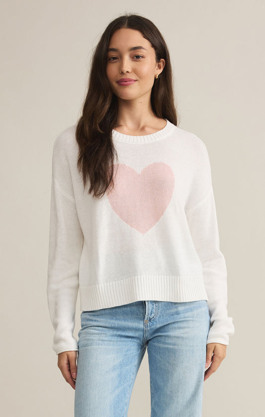 Z Supply Heart Sweater