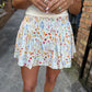 Lundi Floral Mini Skort