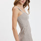 Zara Gingham Romper- Brown