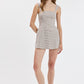 Zara Gingham Romper- Brown