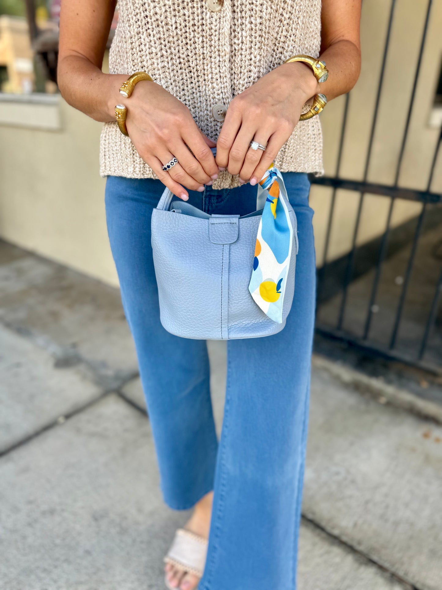 Shelley Crossbody Bag- Blue