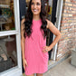 Peter Sleeveless Pocket Dress- Taffy Pink