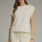 Campo Cap Sleeve Top- Ecru