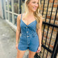 Cami Denim Romper