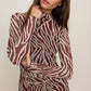 Z Supply Sevilla Zebra Mesh Midi Dress
