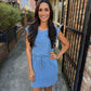 Z Supply Kalani Jersey Denim Dress