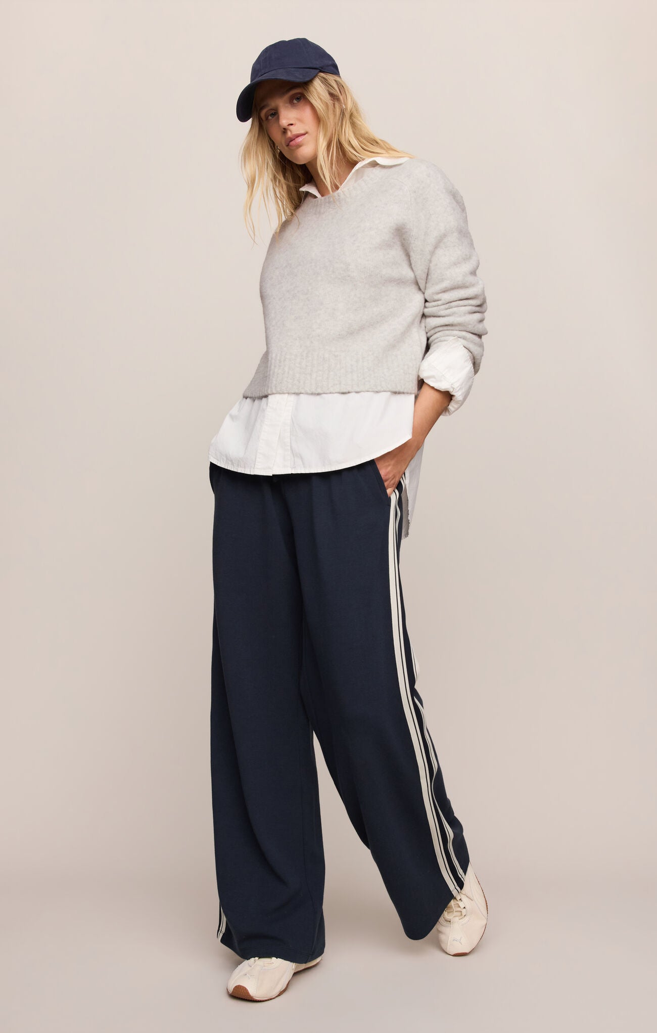 Z Supply Stand In Sweater- Feather Grey