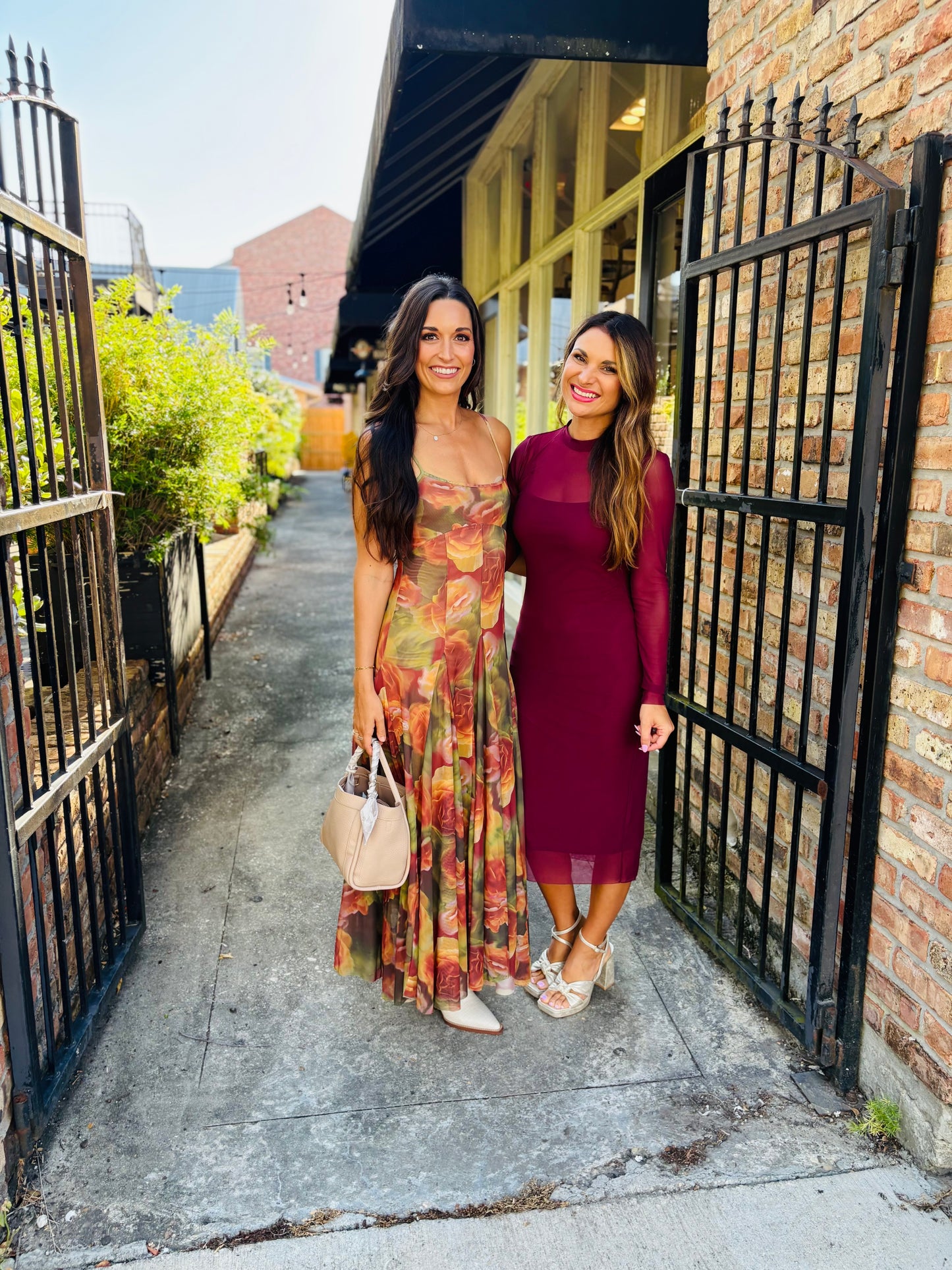 Heart Beats Godet Maxi Dress- Rose Petal