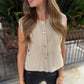 Gracie Sweater Vest- Ecru