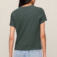 Z Supply Junie Slub Tee- Emerald Cove