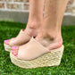 Jodie Platform Sandal- Nude