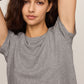 Z Supply Junie Slub Tee- Classic H Grey