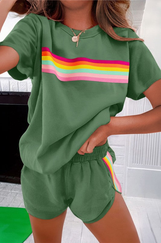 Vibrant 2 PC Set- Green)