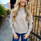 Carlos Turtleneck Sweater- Lt. Mocha
