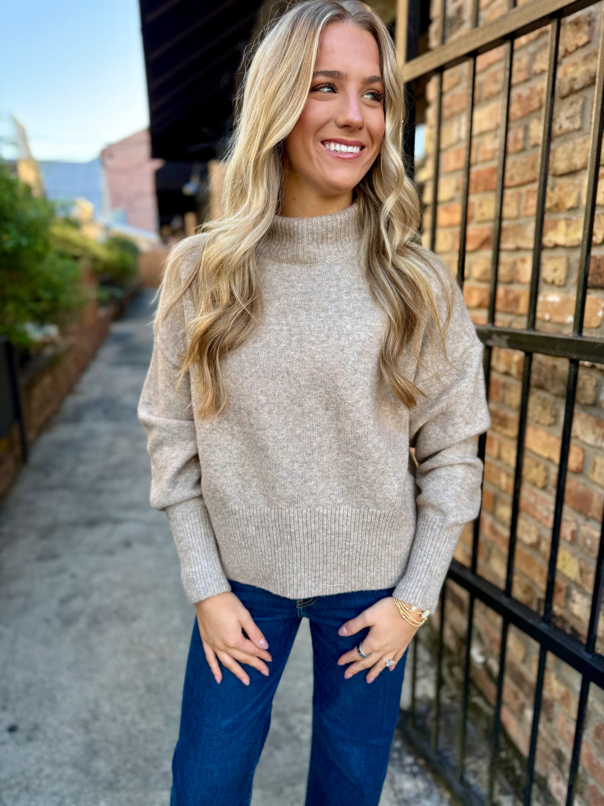 Carlos Turtleneck Sweater- Lt. Mocha