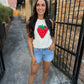 Strawberry Knit Tank- Cream