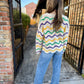 Selma Wavy Stripe MG Sweater