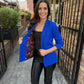 Luna Blazer- Royal Blue