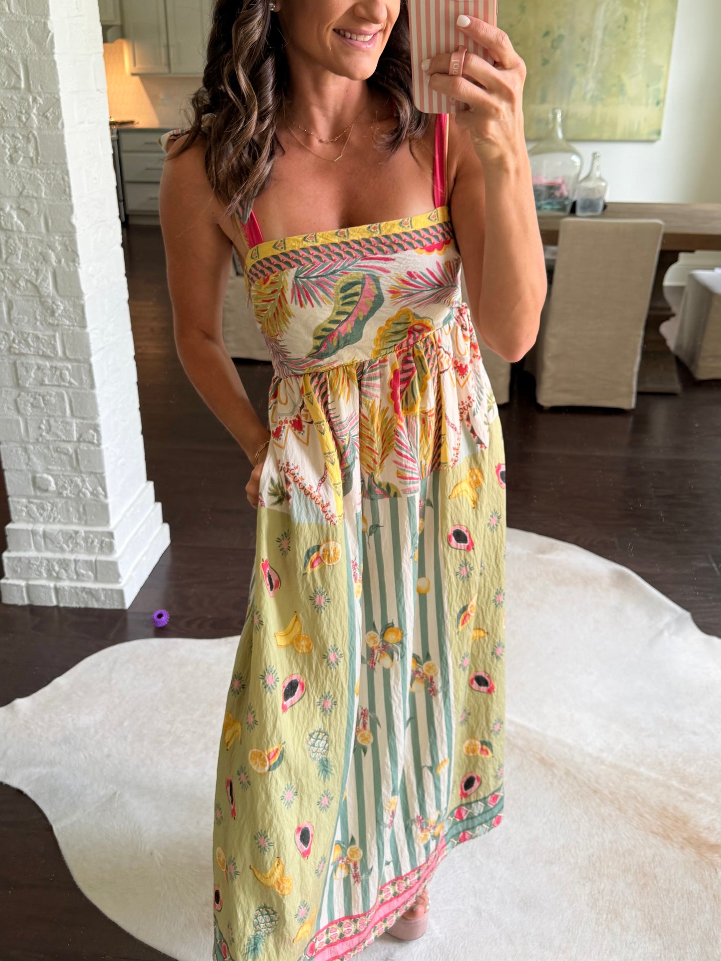 Patchwork Maxi Dress