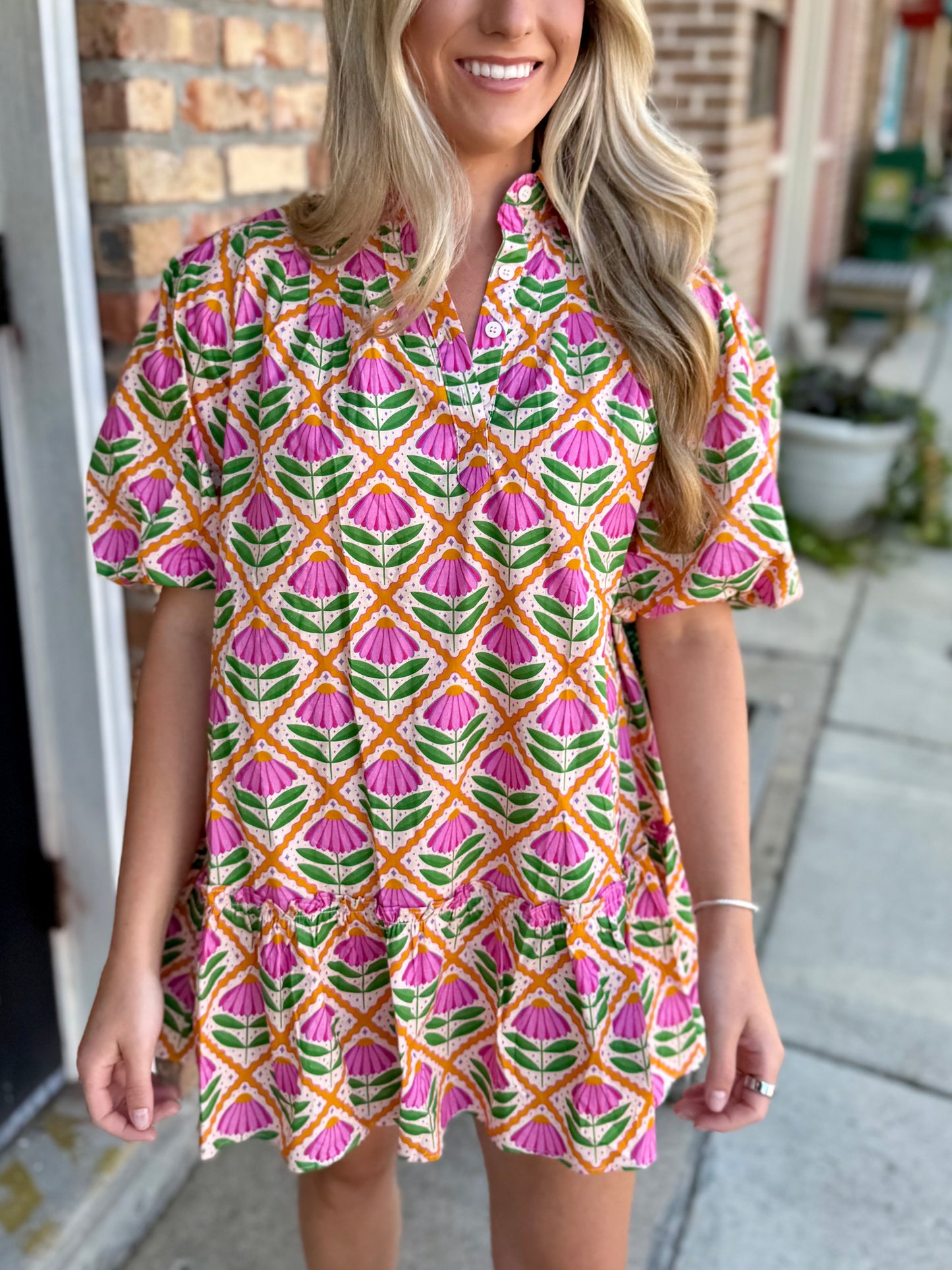 Morgan Dress- Foral Magic