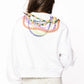 MG Queen Beads Sweatshirt- White