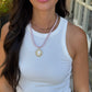 Cord Necklace- Pink/Mary