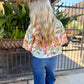 Izzy Botanical Top- Pink