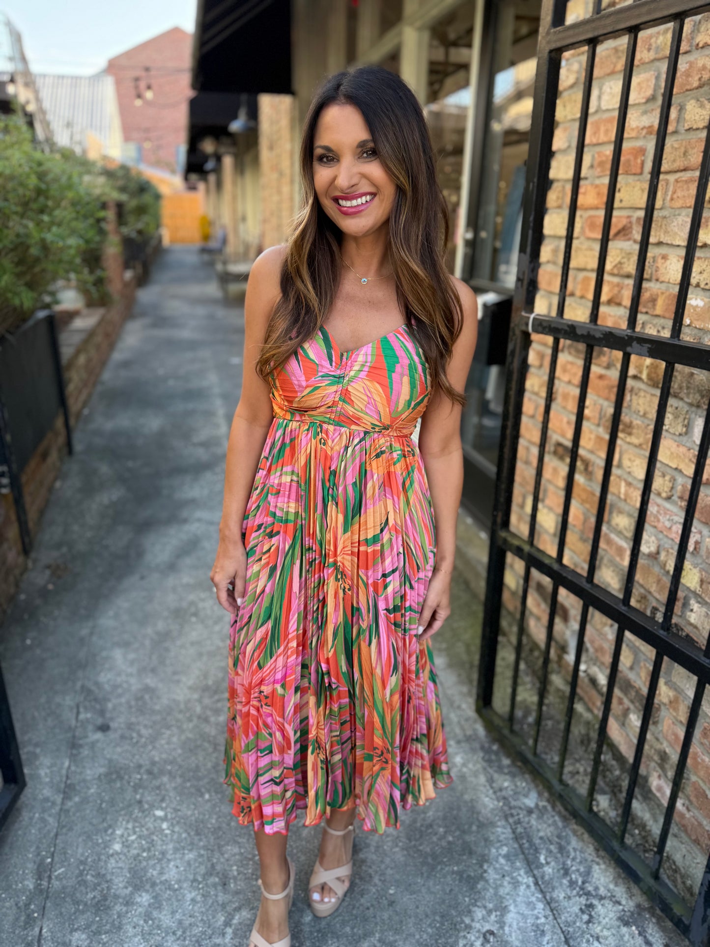 Sunset Ridge Maxi Dress- Multi