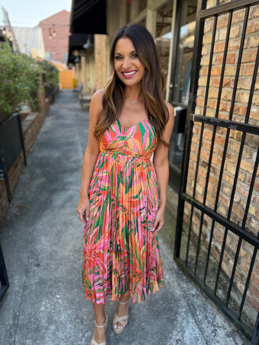 Sunset Ridge Maxi Dress- Multi