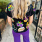 QOS Mardi Gras Icon Tee- Black