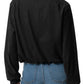Kensie Faux Suede Bomber Jacket- Black