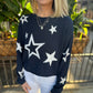 Z Supply Seeing Stars Sweater- Navy