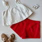 Saffron Muse Shorts- Red