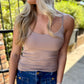 Z Supply Second Skin Cami- Desert Taupe